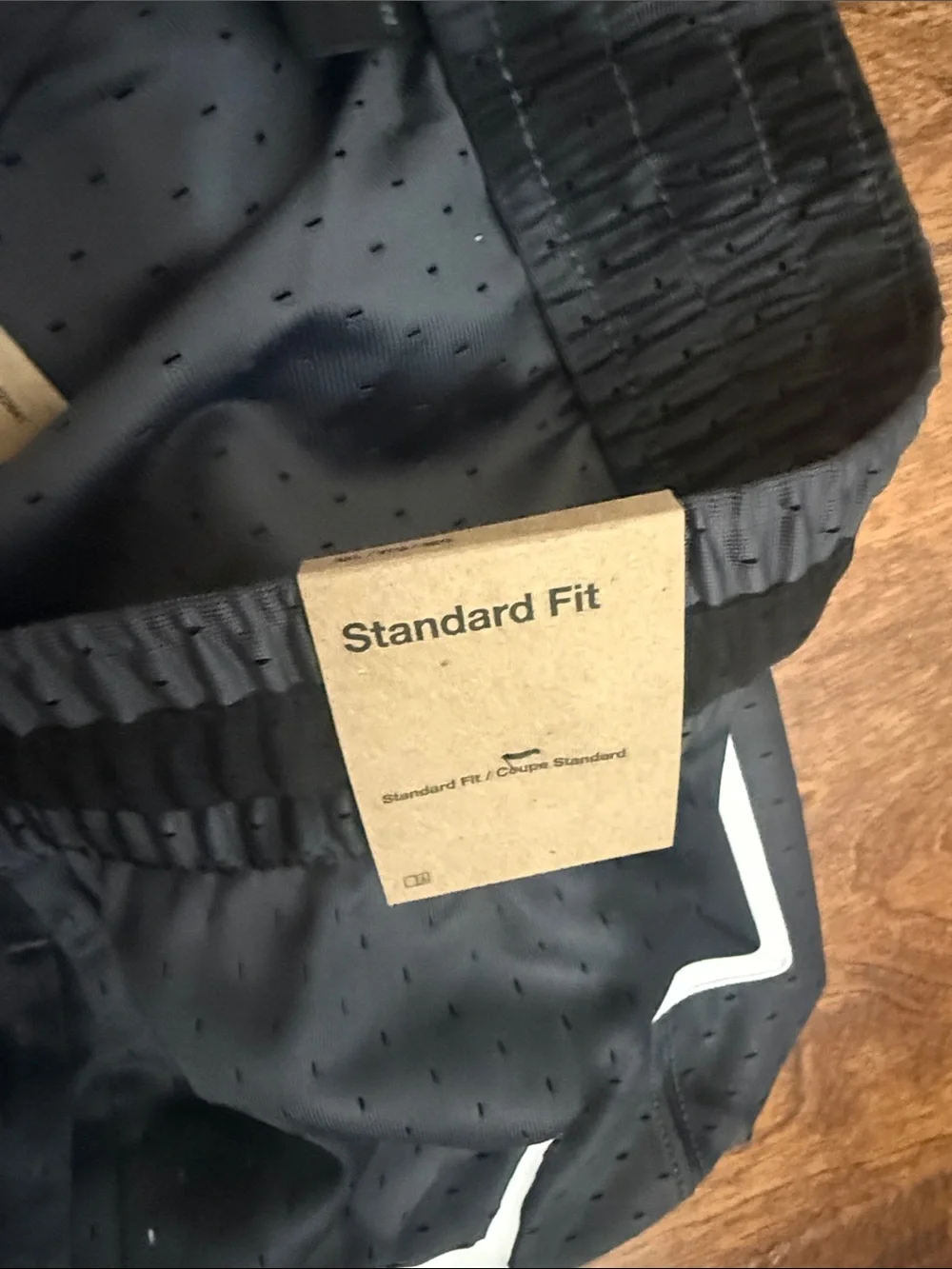 Jordan Black Athletic Shorts with White Trim